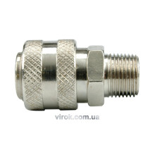 Швидкорознімне з'єднання VOREL з зовнішньою різьбою 1/2" [20/120]