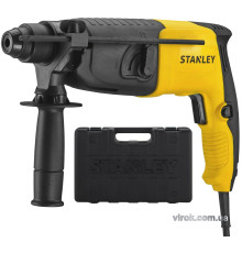 Перфоратор мережевий SDS+ STANLEY : P= 620 Вт. J= 1,34 Дж. в кейсі