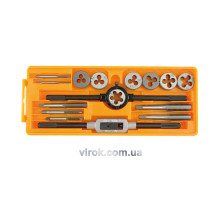 Плашки та мітчики VOREL : Набір 16 Шт/Уп. [10/20]