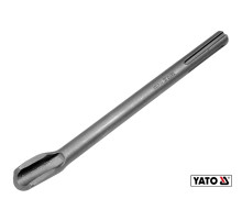 Долото півкругле для штроб YATO : SDS-Max, L= 330 мм, w= 26 мм [10/30]