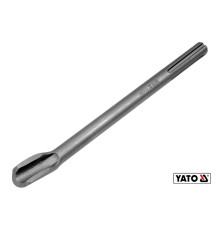 Долото півкругле для штроб YATO : SDS-Max, L= 330 мм, w= 26 мм [10/30]