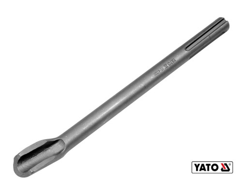 Долото півкругле для штроб YATO : SDS-Max, L= 330 мм, w= 26 мм [10/30]