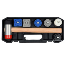 Молоток бляхарський YATO: з круглими Ø=42.5 мм і квадратними 43х43 мм насадками, L= 320 мм, 8 шт [8]