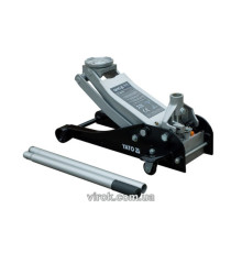 Домкрат гідравлічний підкатний YATO : 2.5 т, H= 89 - 457 мм [1]