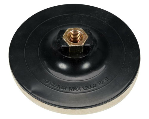 Диск з войлоком для полірування YATO Ø= 125 мм, h= 10 мм, різьбове кріплення М14 [150]