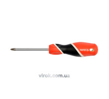 Викрутка хрестова YATO : "Pozidriv" PZ1 x 75 мм [12/60/240]