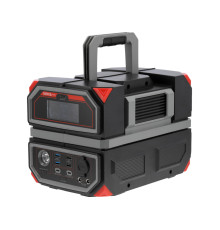 Портативна станція YATO 504 ВтГод, вихід 600/1200Вт, порти: 230V AC, різні USB