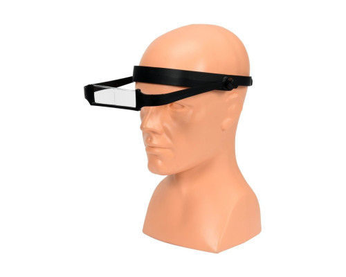 Лупа в пластиковій оправі VOREL, з кріпленням на голову і регулюванням [6/24]