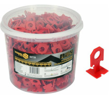 Кліпси для викладання керамічної плитки VOREL : 3 мм, t≤ 14 мм. 400 шт.(DW)