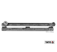 Направляюча до напильника YT-85026 YATO : Ø=4.5 мм, 190х30 мм, під кути 25°,30°,35°, гвинт(DW)