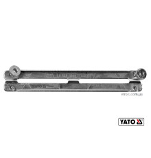Направляюча до напильника YT-85026 YATO : Ø=4.5 мм, 190х30 мм, під кути 25°,30°,35°, гвинт(DW)