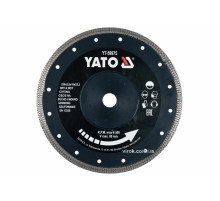 Диск відрізний алмазний по гресу, склу, кераміці YATO Ø=230x2x10x22.2 мм, в мокрому і сухому режимі
