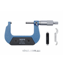 Мікрометр YATO з точністю 0.01 мм в діапазоні 50 - 75 мм [50]