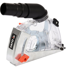 Кожух пилозахисний до КШМ для різання YATO: на диск Ø115/125 мм, глиб. різу- 32мм, зона дії- 28-36мм