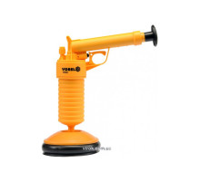 Помпа пневматична, ручна для прочистки каналізаційних труб VOREL  Ø= 63, 135 мм [10/160]