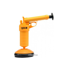 Помпа пневматична, ручна для прочистки каналізаційних труб VOREL  Ø= 63, 135 мм [10/160]