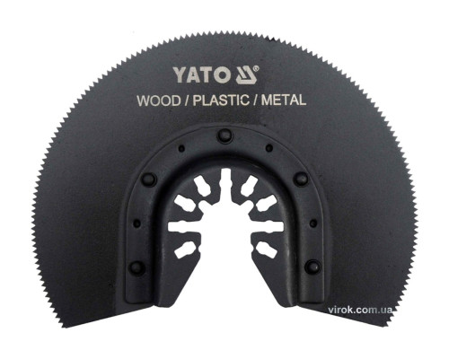 Полотно-насадка різальне YATO HSS сегментне для реноватора, Ø= 88 мм [10/100]
