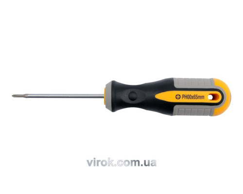Отвертка крестовая VOREL: "Philips" PH00 х 65 мм.