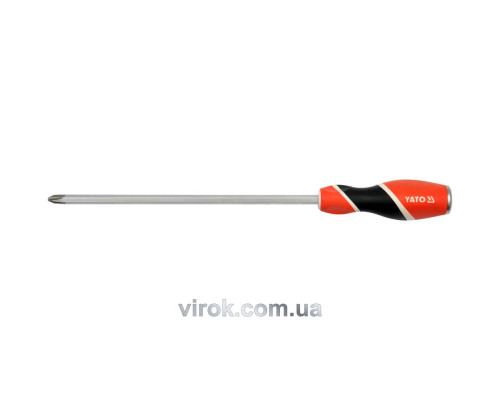 Викрутка хрестова ударна YATO : "Philips" PH3 х 250 мм [6/24/72]