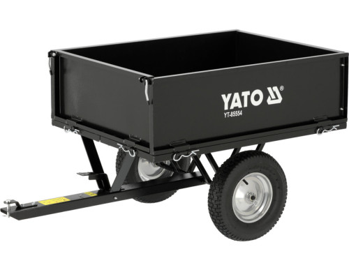 Прицеп 1-весной к тракторам YT-85550,YT-85551,YT-85552 YATO:макс.навант-225 кг,габар-970x715x 340мм