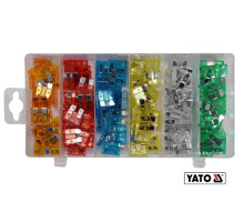 Автомобильные предохранители YATO STANDARD, по 20 шт. для токов 5, 10, 15, 20, 25, 30 А, 120 шт [12]