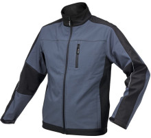 Куртка рабочая SOFTSHELL YATO размер M, черно-темно-серый, 3 кармана, 96% полиэстер и 4% спандекс(DW)