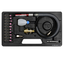 Шліфмашина пневматична VOREL міні, при тиску- 0,63 MPa, сопло Ø=3 мм, з насадками, 16 елем.[10]