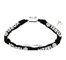 Замок велосипедний ланцюговий VOREL : Ø= 7 мм x 1200 мм. на ключ [12]