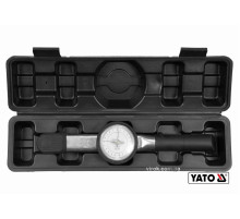 Ключ динамометричний YATO : квадрат 1/4", F= 1- 10 Нм зі стрілочно циферблатною шкалою [12]