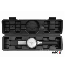 Ключ динамометричний YATO : квадрат 1/4", F= 1- 10 Нм зі стрілочно циферблатною шкалою [12]
