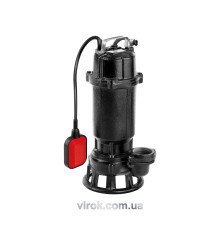 Насос для брудної води мережевий чавунний YATO, з подрібнювачем, 750Вт, 16000 л/год, макс.висота-13м