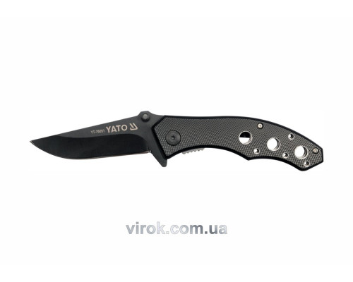 Нож складной YATO: металлическая ручка, L=190 мм [12/120]