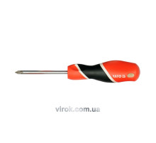 Викрутка хрестова YATO : "Philips" PH1 х 100 мм [12/60/240]