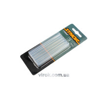 Стержні клейові STHOR : Ø= 7 х100 мм. прозорі уп. 12 шт. [50]