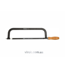 Ножовка по металлу YATO: L=300 мм. деревянная ручка [10]