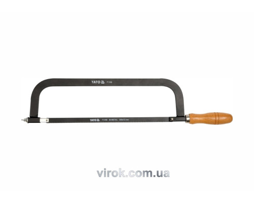 Ножовка по металлу YATO: L=300 мм. деревянная ручка [10]