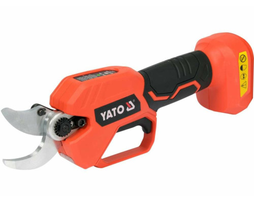 Сучкоріз акумуляторний YATO Li-Ion 18В, до гілок Ø≤ 30 мм (БЕЗ АКУМУЛЯТОРА) [10]