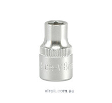 Головка торцева 6-гранна YATO : квадрат 3/8", М= 8 мм, L= 28 мм [24/240/480]