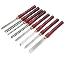 Різці токарні по дереву YATO 8 шт. заг. l= 435 мм, леза l= 160 мм в футлярі [5/90]