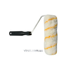 Валик в зборі поліамідовий VOREL : L= 10 см, тримач Ø= 6 мм [40]