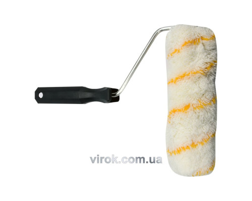 Валик в зборі поліамідовий VOREL : L= 10 см, тримач Ø= 6 мм [40]