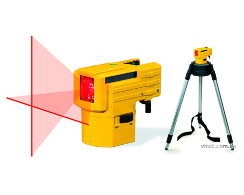 Нівелір лазерний STABILA LAX 50 X+Y ліній на штативі з телескопічними ніжками; l=10 м