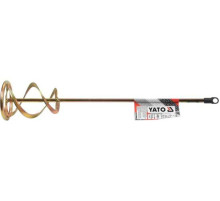 Міксер для буд.сумішей оцинкований YATO: Ø=120 x 600мм, НЕХ, 15-25 кг [14]