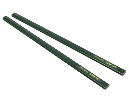 Карандаш каменщика STANLEY: грифель 2В, L=300 х 12 мм, зеленый
