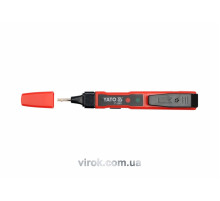 Індикатор напруги YATO контрольний мережевий U= 70- 1000 V, l= 145 мм [6/120]