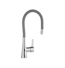 Змішувач води FALA "FLEXIBLE" для раковини з гнучкою сірою лійкою [10]