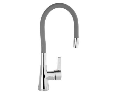 Змішувач води FALA "FLEXIBLE" для раковини з гнучкою сірою лійкою [10]