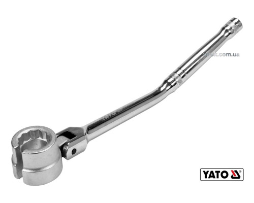 Ключ для лямбда-зонда двухсторонний YATO: 6/12 гранный, 22 x 270 мм, Cr-V [6/36]