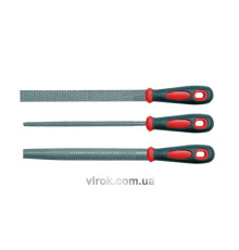 Рашпилі VOREL Набір 3шт, l=200 мм [10/20]