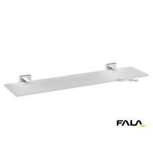 Полка скляна настінна FALA, l= 52 см; кріплення дюб/шуруп [4/8]